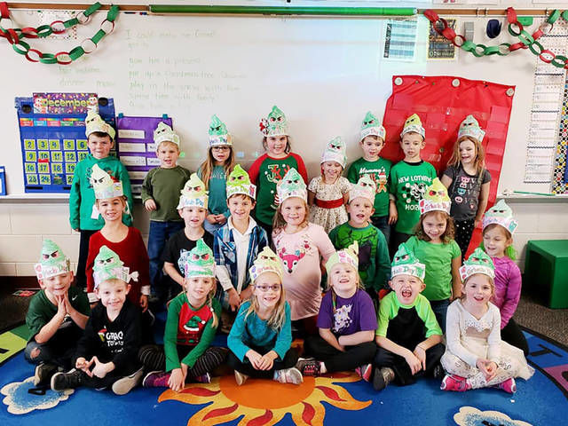 Grinch Day in kindergarten